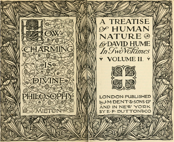 Hume Treatise Title Page