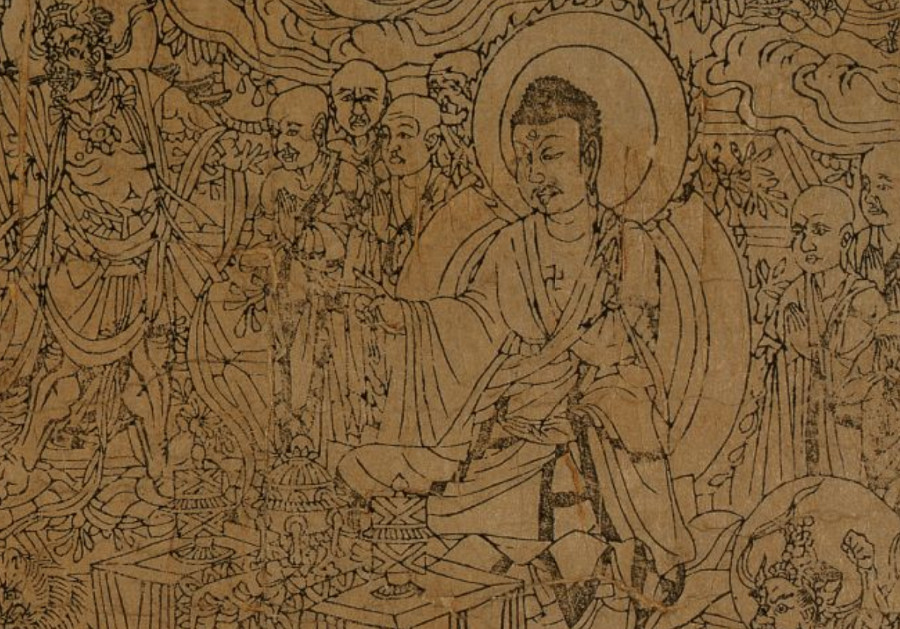 The Diamond Sutra illustration