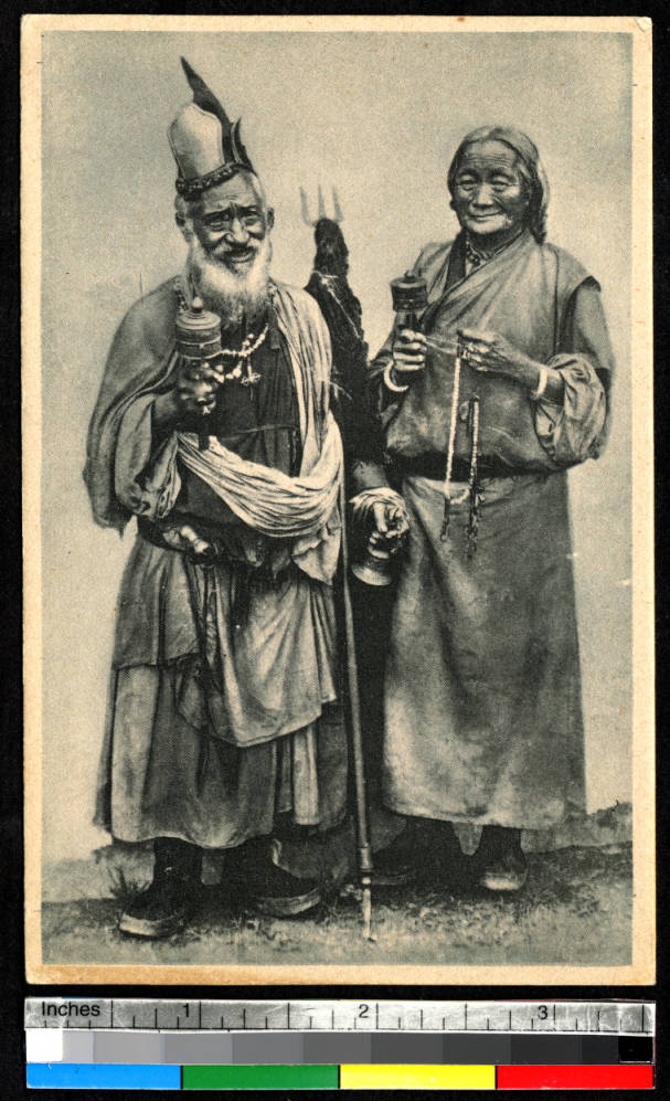 Buddhist monk and nun